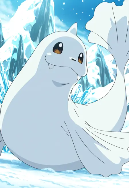 Dewgong: Snowy Sea Lion | ジュゴン (Pokedex #0087) [Illustrious]