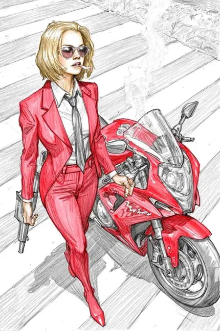 Modern/Contemporary Rough Pencil Sketch Style (Iain McCaig)