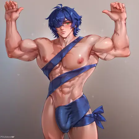 Naked Present Wrapped Male Meme