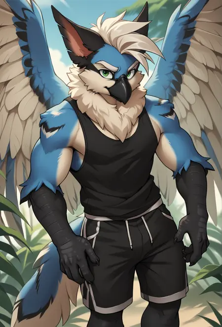 Rane (Fluff-Kevlar) [PonyXL]