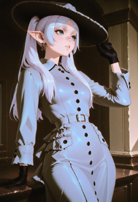 Le Palais Grey Wool Coat illust