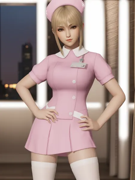 真·三国无双8_王元姬_护士风服装_Dynasty Warriors 8_Wang Yuanji