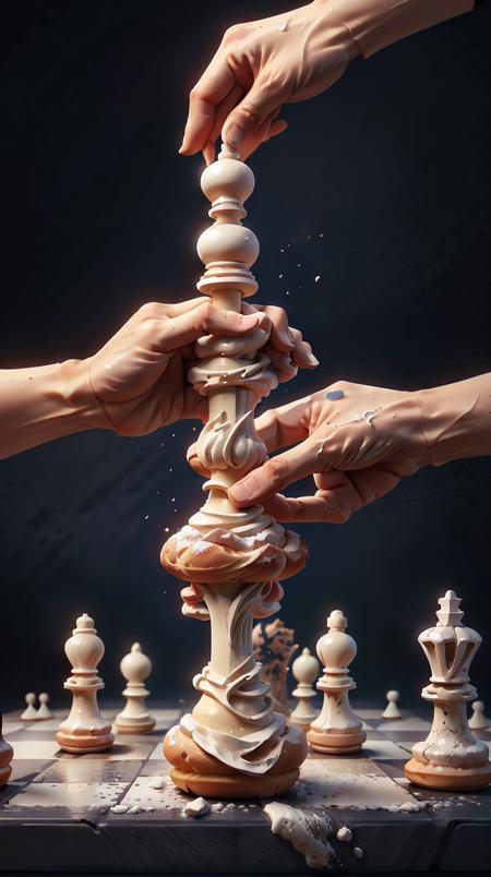 SemlaStyle a game of chess between humans and shadows <lora:SemlaStyle:0.5> a game of chess between humans and shadows, (smoke:0.5), disintigrate, dissolve, shatter, scatter, ral-dissolve a game of chess between humans and shadows <lora:ral-dissolve-sd15:0.7>, (wind:0.7), (swirl:0.6), (Masterpiece:1.3) (best quality:1.2) (high quality:1.1)
