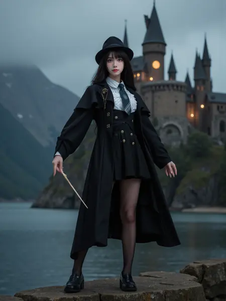 [Flux.1 D] [Realistic] Magical girl costume | 魔法少女服装