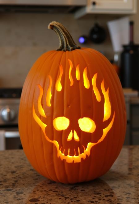 Carving Pumpkins Style FLUX v1.0