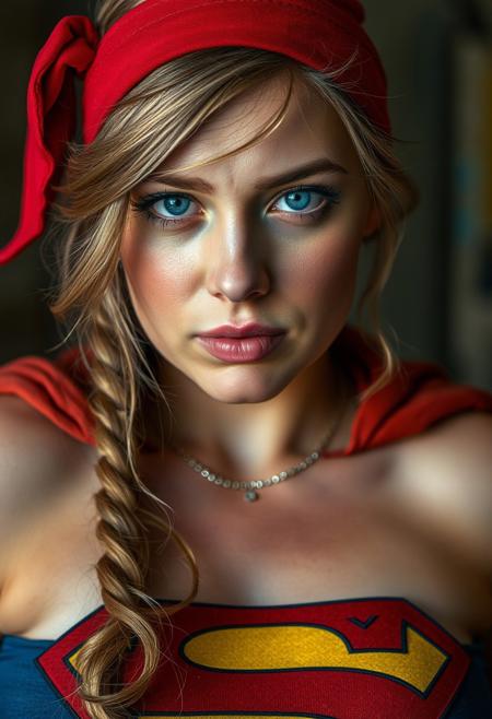 realistic portrait not so pretty supergirl overweight
milking nipples detail close shot