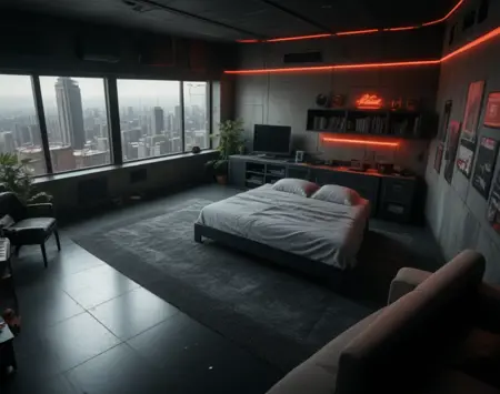 Cyberpunk Interior (Architecture) (Pony) (AD)
