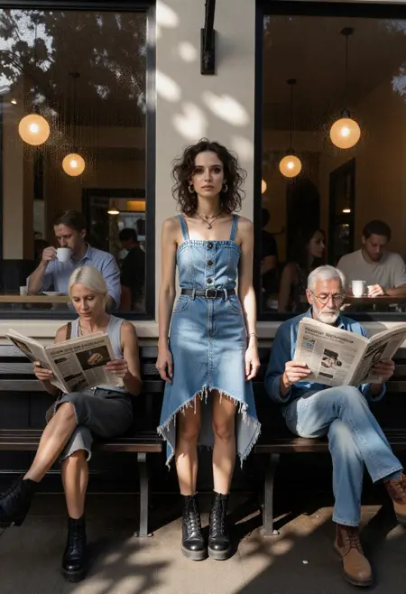 Edgy Fashion Slim Petite Art