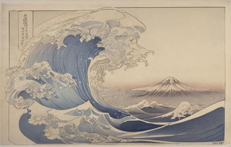 sea,(tidal wave),(fuji mountain),<lora:ukiyo-e3-000008:1>