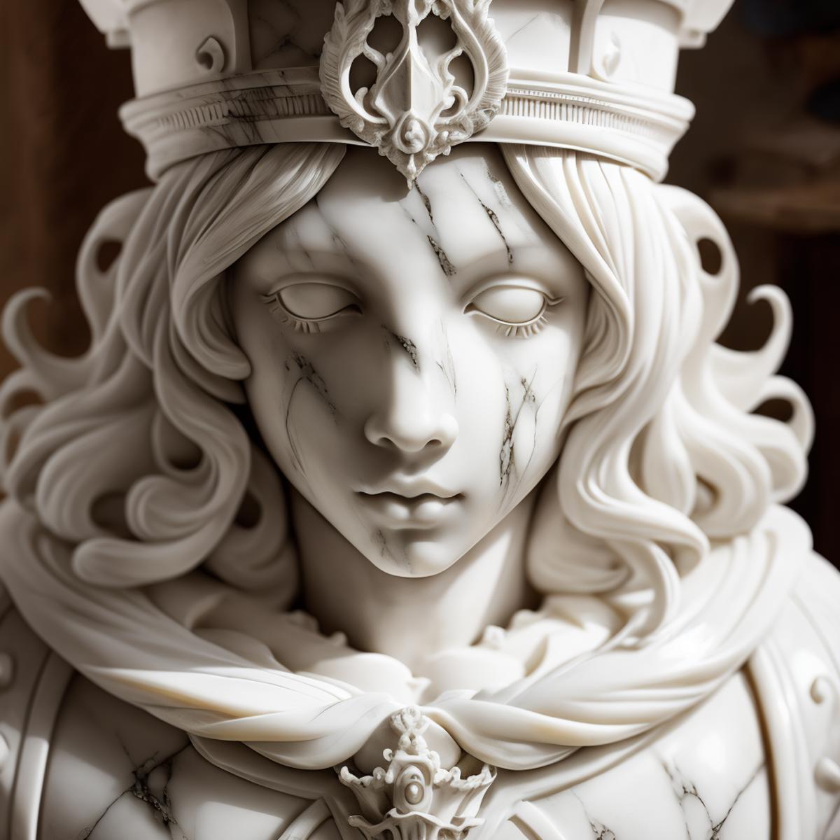 Realistic marble carving art style image by prince_527