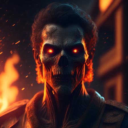 <lora:pdalns:1>  cinematic shot of realistic zombie surounded by fire, seamless, epic, cinematic, intricate detail, award winning, great lighting, shading, high quality, detailed