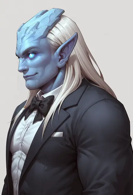 Draenei Male "James Blu" - World of Warcraft [SDXL Pony]