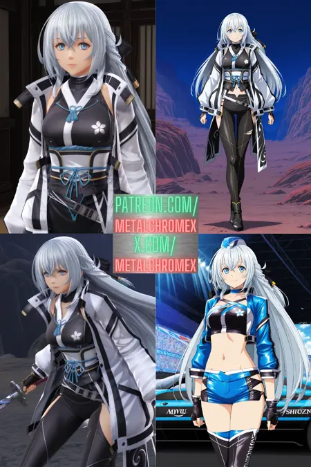 Shizuna Rem Misurugi (Trails through Daybreak) - Commission!