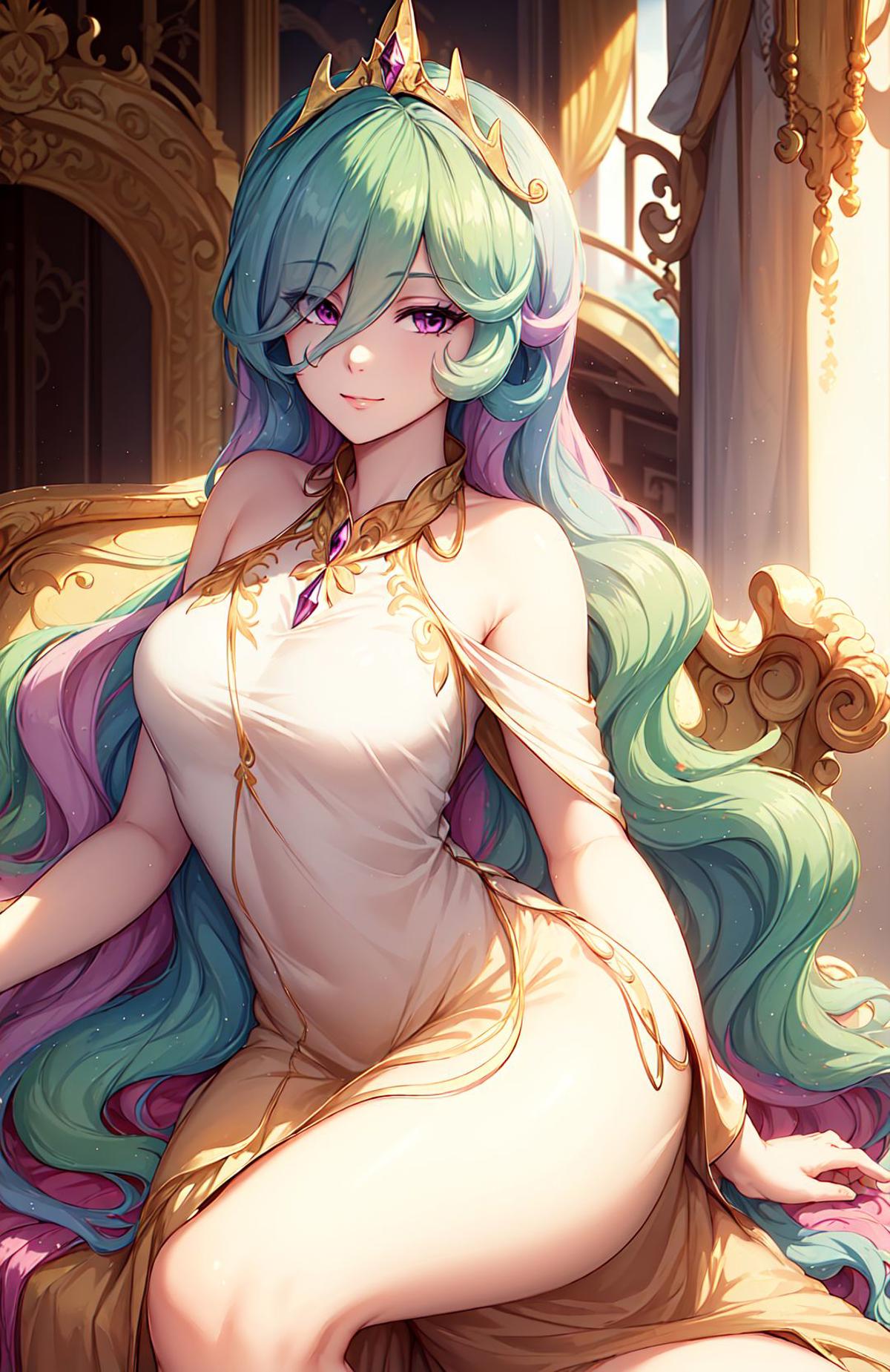 Princess Celestia (humanized) image by marusame