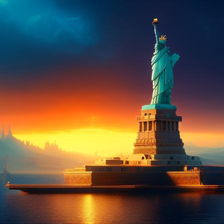 The statue of liberty, by  StanleyPesso15