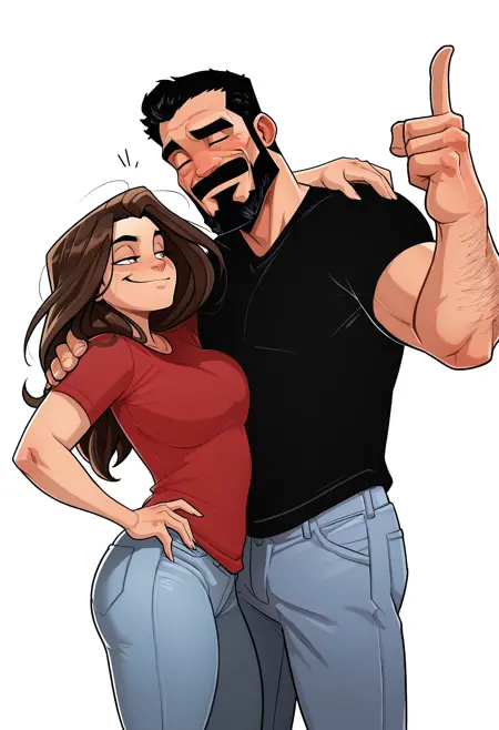 Yehuda (Jude) and Maya Devir - Yehuda Devir Comics