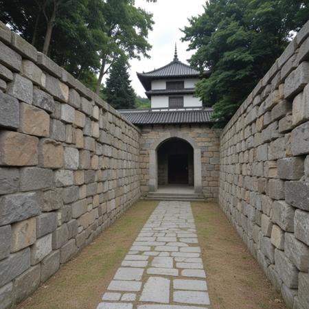 Japanese Stone Walls and Gatehouses IllusV0.5