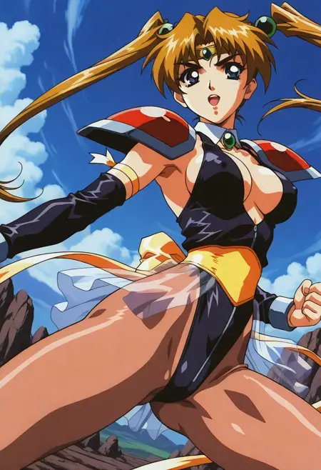 菱崎シャイア ( Angel Blade OP movie ) / Hishizaki Shaia [illustrious/NoobAI]