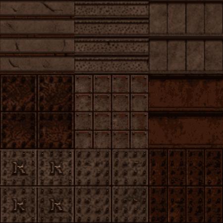 <lora:Quake_Lora:0.9> dark texture, low res quake game texture, old school, wall, floor, ceiling the word's on the wall