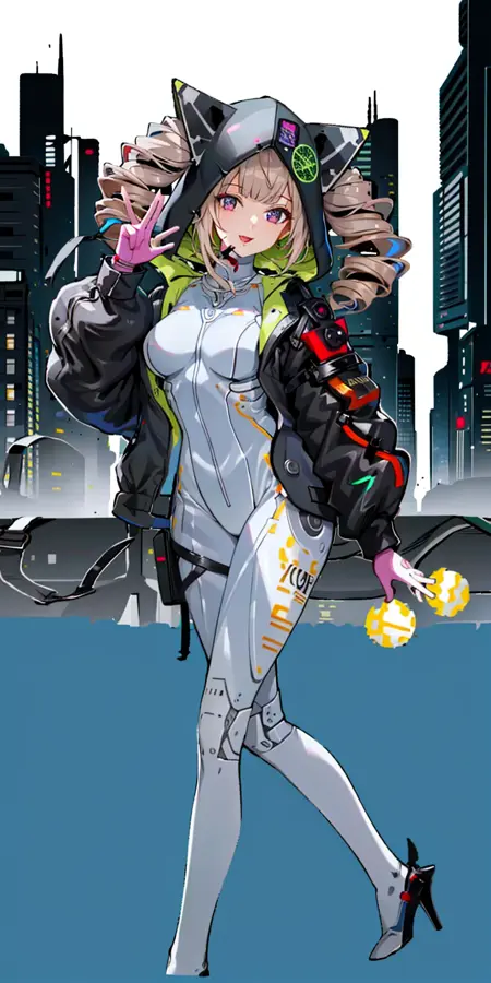 Shiro 西萝 LoRA from 幻塔（Tower of Fantasy）