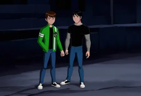 Ben 10 Alien Force Force - Ben and Kevin