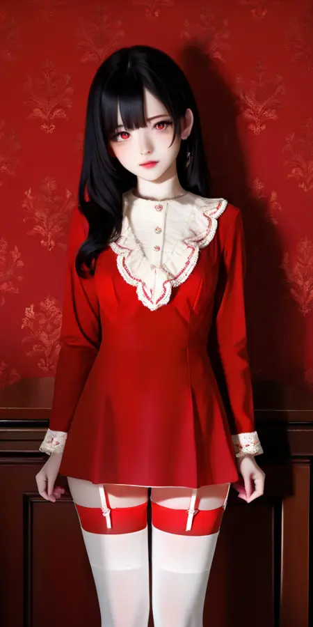 Red dress