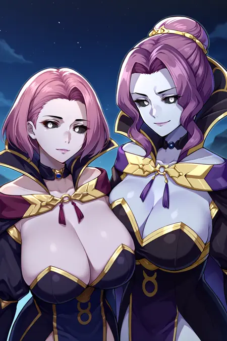 Hestia and Marla/ヘステ&マーラ (Fire Emblem Echoes: Shadows of Valentia) SDXL LoRA [Pony Diffusion]