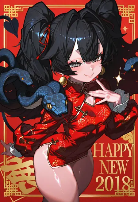 Medusa | Snake Hair | The Big Snake - Twintails!