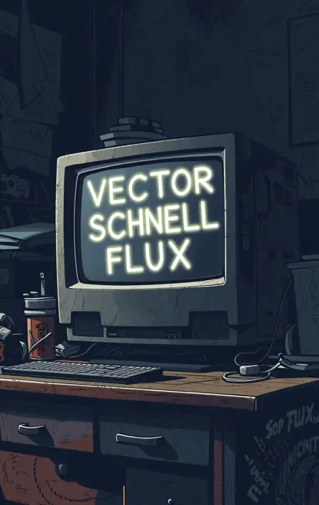 Vector Art Schnell Flux LoRA