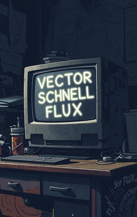 Vector Art Schnell Flux LoRA v1.0