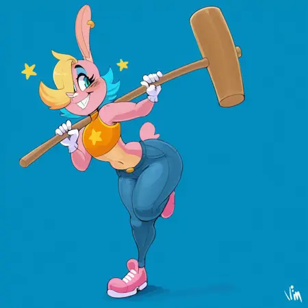 Loincloth calico art style