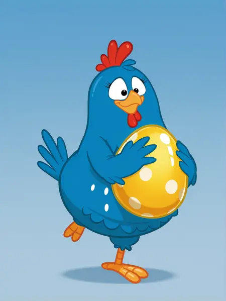 Lottie Dottie Chicken - Galinha Pintadinha Illustrious