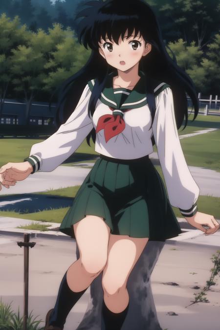 sobs uncontrollably (i hate school sm) #anime #animeedit #animetiktok , inuyasha x kagome