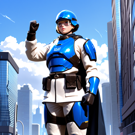 S.E.A.F. (Super Earth Armed Forces) Uniform  (Pony & Illus) Illustrious-v1.0