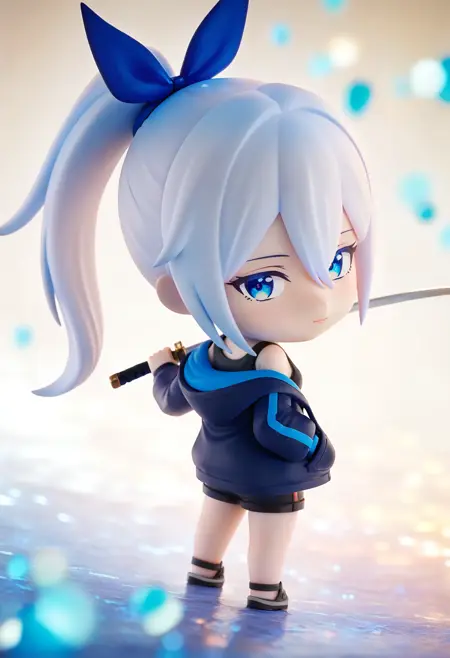 Nendoroid 粘土小人 (clay figure/clay doll)  ねんどろいどぷち style- Illustriou/NoobAI