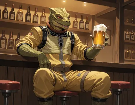 Bossk the trandoshan- Star Wars ( Illustrious )