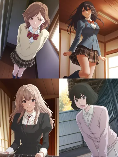 Kono oto Tomare! Sounds of Life (4 characters + multiple outfits)