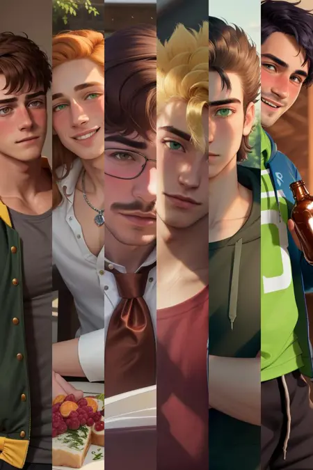 Bachelor's of Stardew Valley (6 LoRA Pack)