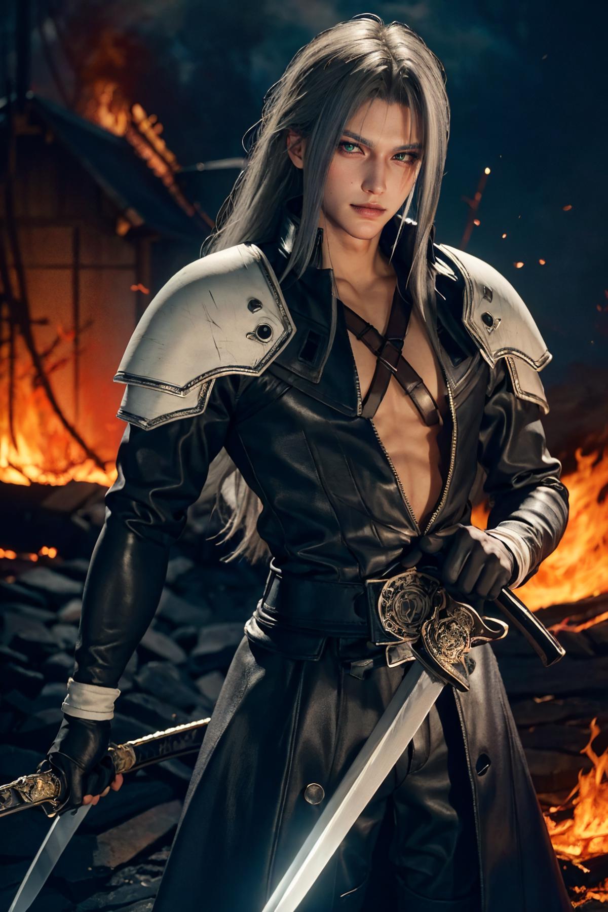 Character - Sephiroth - Final Fantasy VII Remake image by 0_vortex