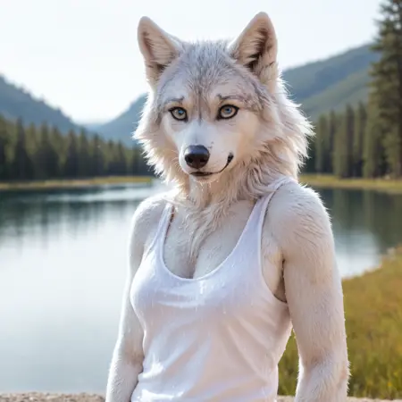 Realistic Anthro Wolf [Flux] Lora