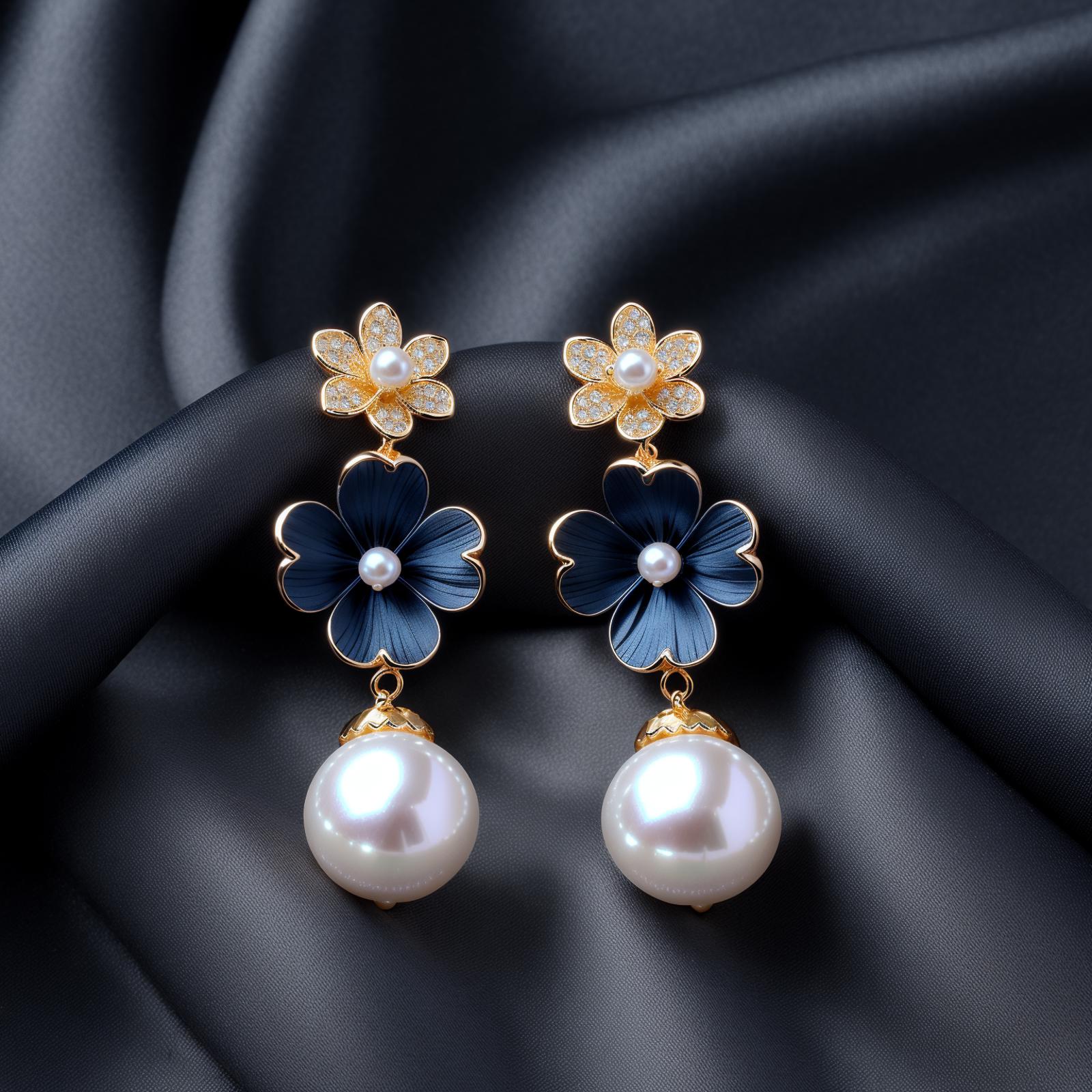 pearl earrings lora - 珍珠耳环 image by kuyin