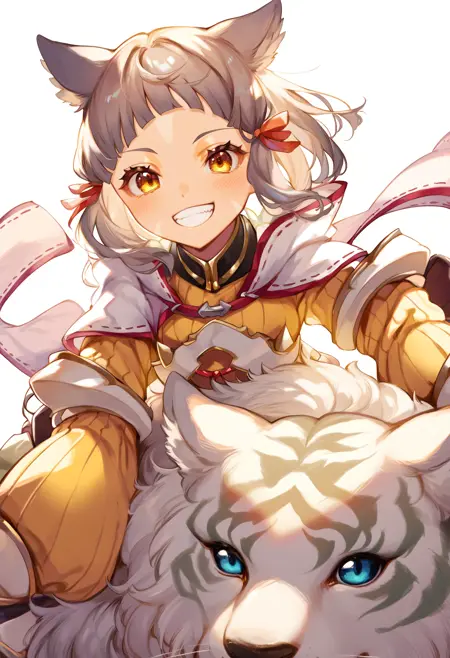 Xenoblade Chronicles 2 - Nia and Dromarch (ニア & ビャッコ) PonyXL