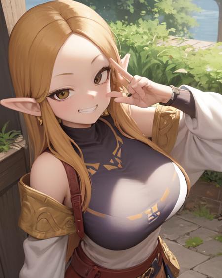 <lora:Yamamoto:1.0>
zelda with a big forehead grinning smugly