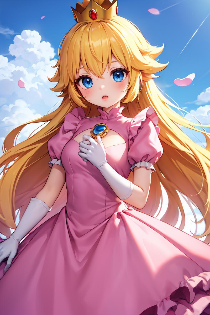 Princess Peach (ピーチ姫) - Super Mario Bros - COMMISSION image by MarkWar