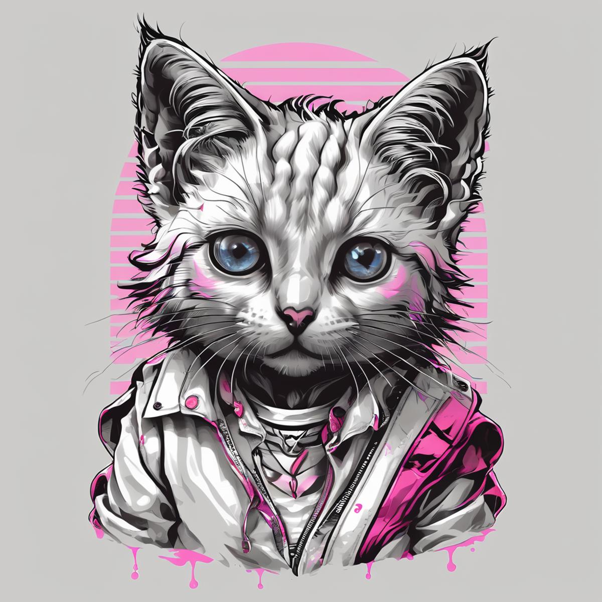 DFunk SDXL - Illustrative Funk w/ Little Retrowave Graffiti, T-Shirt Graphic image by Rasali