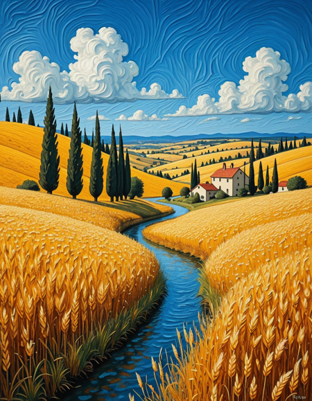 Countryside landscape illu v1.0