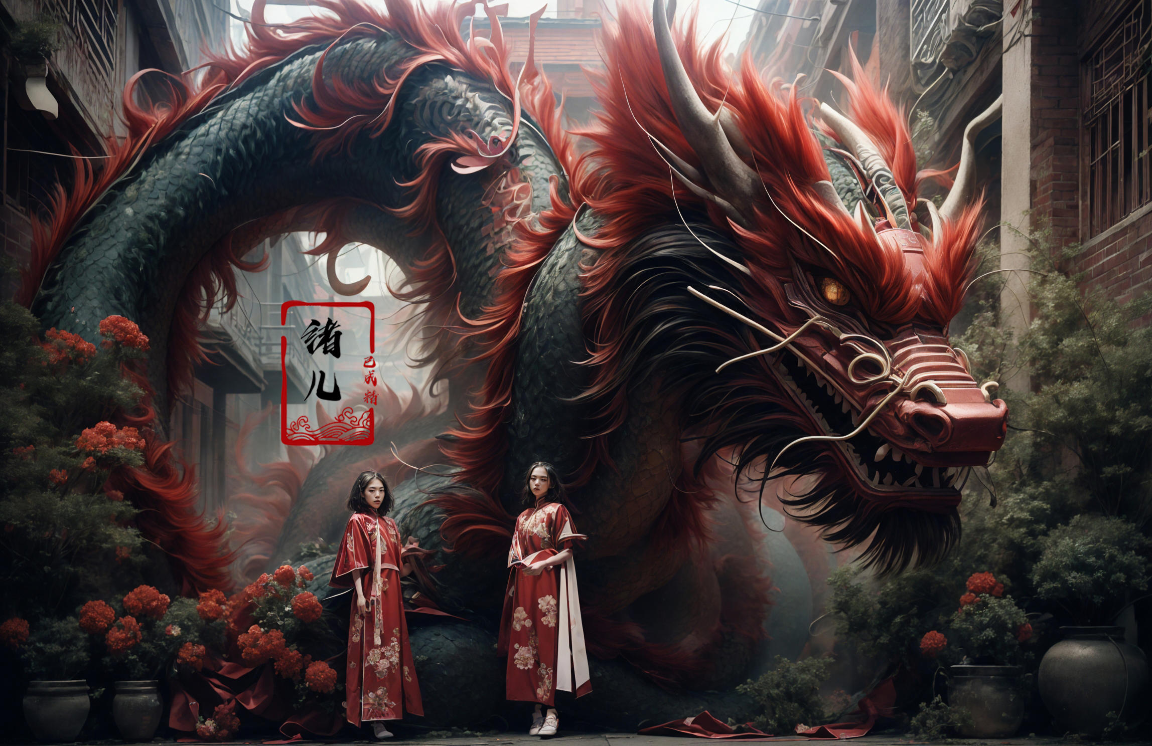 绪儿-龙舞Dragon dance image by XRYCJ