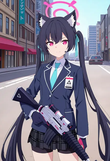 Kuromi Serika [2 outfits] | Illustrious | Blue Archive the Animation