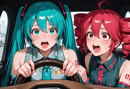 Power Crashes Kobeni's Car (Meme) (NOOB-EPS1.1)