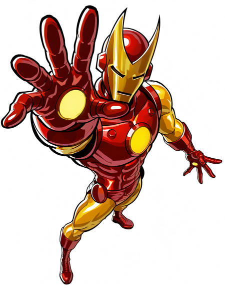 Classic Iron Man (Marvel Comics) Hasssaku v3